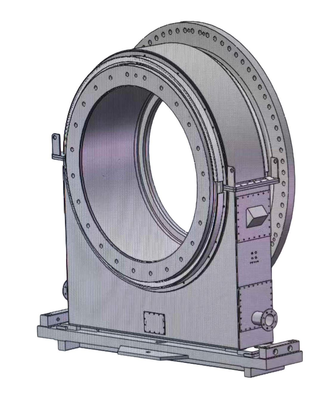 Reconstructed 5.3 metre ball mill bearing housing model